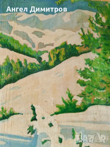 Маслена картина подписана , снимка 5 - Картини - 47290345