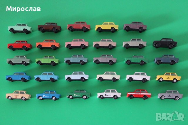 ТРАБАНТ HO 1/87 УМАЛЕН МОДЕЛ ИГРАЧКА КОЛИЧКА 