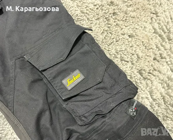 Работен Панталон Snickers AllroundWork Stretch, Размер 50, снимка 5 - Панталони - 56075427