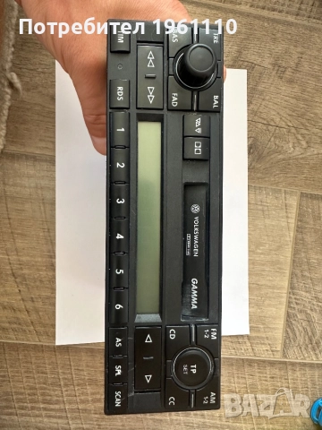 Оригинално радио gamma Vw, снимка 6 - Аудиосистеми - 51796154