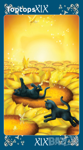 Таро карти с котки: White Cats Tarot & Black Cats Tarot & Weird Cat Tarot, снимка 15 - Карти за игра - 34171461