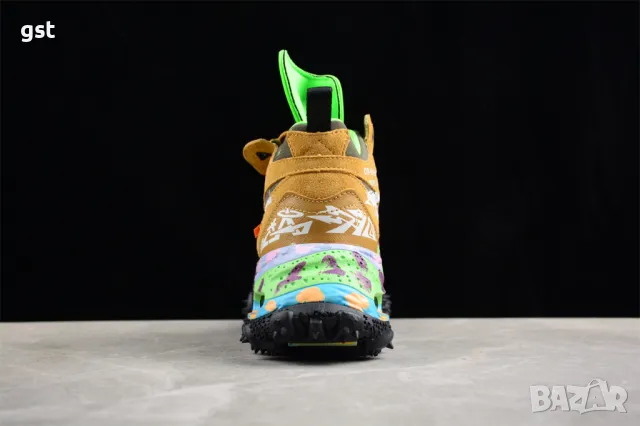 Уникални Редки Original version OFF-WHITE x Nike ACG Air Terra Forma Маратонки Кецове Дизайнерски, снимка 7 - Маратонки - 50257643