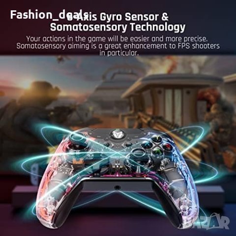 Нов кабелен Pro контролер за Nintendo Switch/Switch OLED/Lite и PC Windows 10/11, снимка 5 - Аксесоари - 41765805