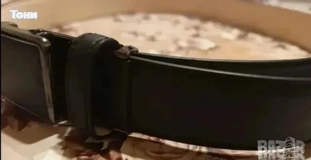 ANTHONY CROWN Оригинал Нов Автоматичен Мъжки Колан от Естествена Кожа 125см., снимка 6 - Колани - 51074743