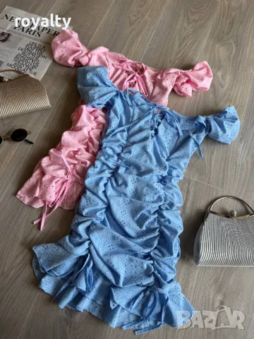 Стилна дамска рокля Различни цветове , снимка 2 - Рокли - 50393674