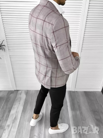 Мъжко спортно елегантно сако Каудио 2025г., снимка 4 - Сака - 44687904