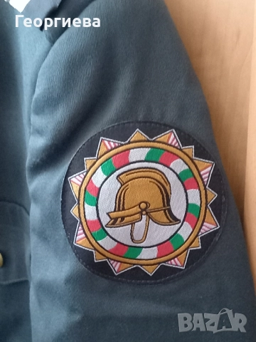 Стара българска пожарникарска униформа, снимка 4 - Колекции - 51723303