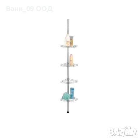 275см Метална телескопична етажерка за баня