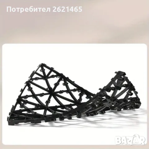 Дървени декинг плочки за двор или тераса, кафяви WPC плочи, 30х30 см, снимка 5 - Декорация за дома - 49833795