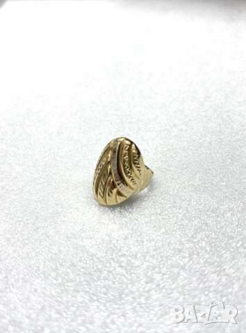 Дамски Златен Пръстен-2,15 грама, 14К (проба 585), снимка 4 - Пръстени - 53642197