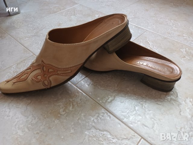 Обувки от естетвена кожа-39 номер, снимка 3 - Чехли - 25776327