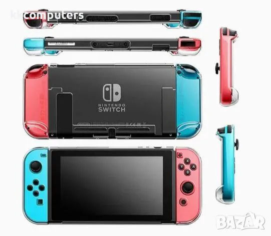 алъф силикон Coteci за Nintendo Switch / Прозрачен / Баркод : 3131081, снимка 2 - Аксесоари - 47709431