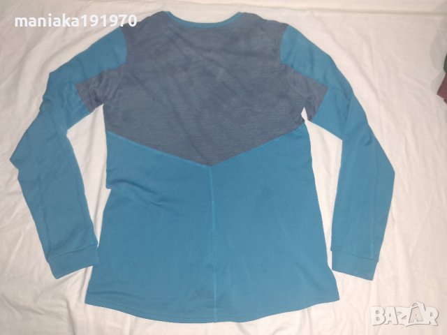 Norrona falketind super wool shirt Longsleeve (L) дамска спортна блуза, снимка 3 - Спортни екипи - 42240733