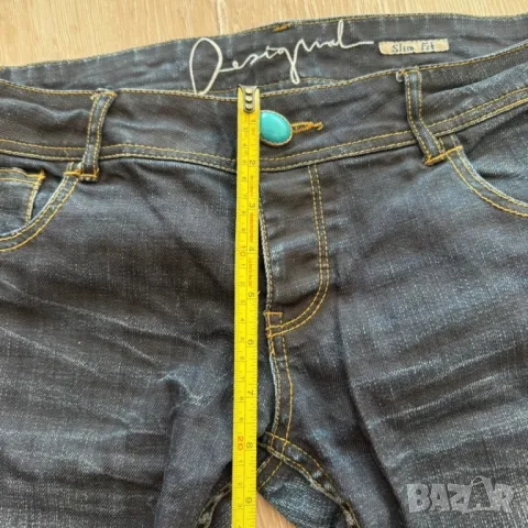 Дамски дънки Desigual с ниска талия размер 42, снимка 6 - Дънки - 47689613