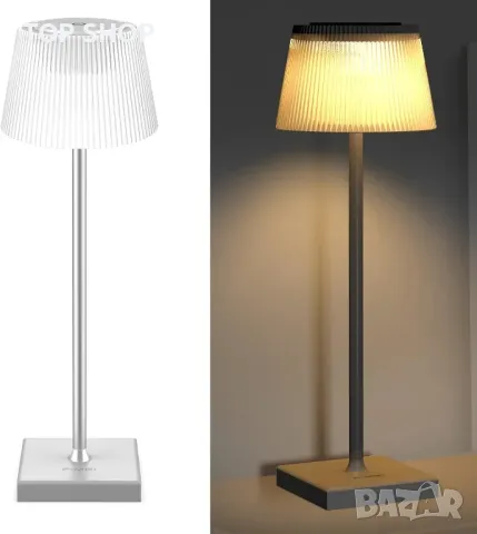 Димируема настолна лампа FIMEI, акумулаторна LED настолна лампа за защита на очите H38 cm, преносима