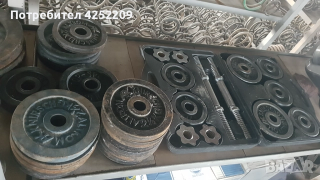 Дъмбели на килограм и лостове, снимка 8 - Фитнес уреди - 52042826