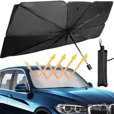 Сенник чадър предно стъкло на автомобил голям размер - 140 х 79 см.