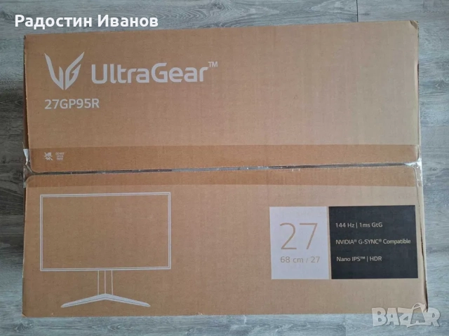 Чисто нов монитор: LG UltraGear 27GP95R, снимка 8 - Монитори - 52531686