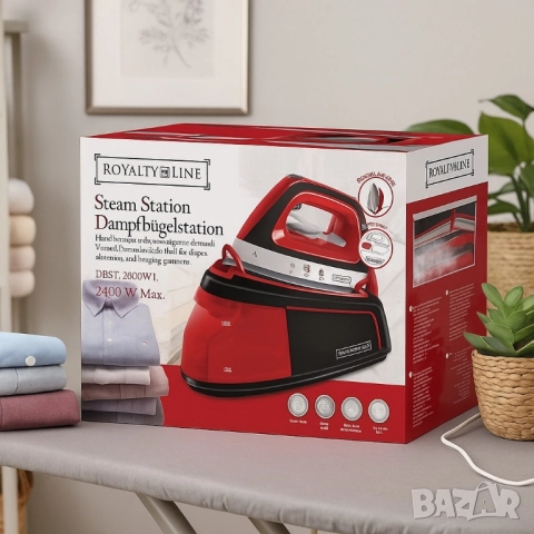 Професионална ютия с парогенератор Royalty Line RL-DBST-2300W.1, снимка 6 - Ютии - 52142355