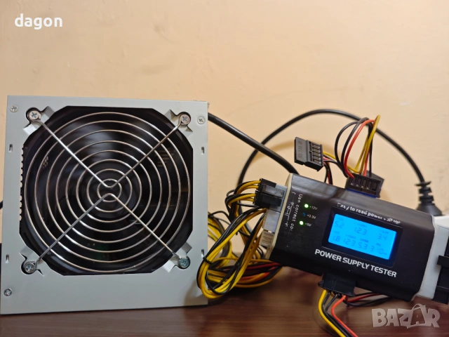 Захранване за компютър Mtech ATX-500, снимка 2 - Захранвания и кутии - 53401288