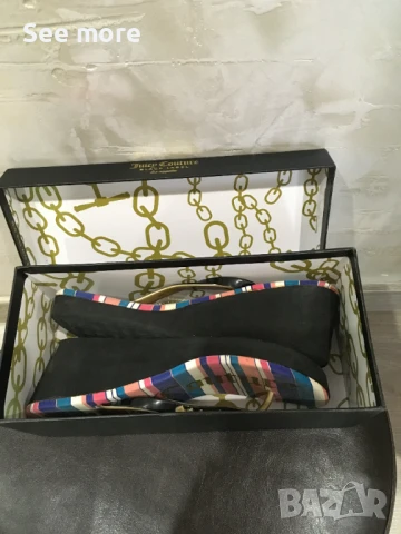 Juicy Couture Black Label чехли на платформа 39, снимка 11 - Чехли - 50839360