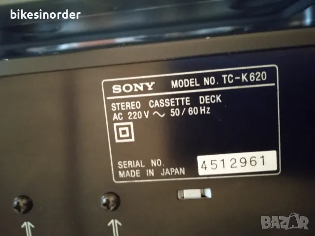 SONY TC-K620 триглав като нов, снимка 4 - Декове - 49316394