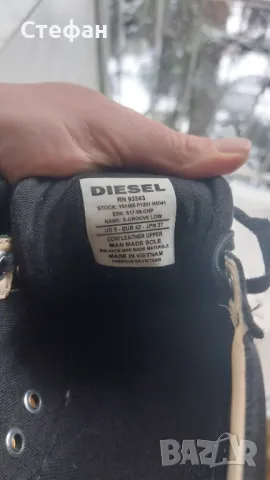 Маратонки Diesel Men's S-Groove Low Lace-Up Sneakers Shoes Кожа, снимка 5 - Маратонки - 48707599