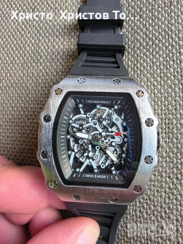 Мъжки кварцов часовник Richard Mille 24 месеца гаранция
