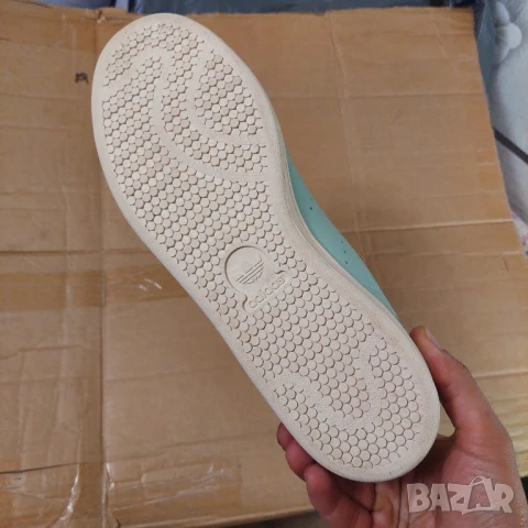 ADIDAS ORIGINALS STAN SMITH "FROZEN GREEN" номер 43,5-44, снимка 11 - Маратонки - 42609754