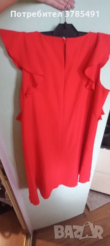Червена рокля , снимка 7 - Рокли - 42143590
