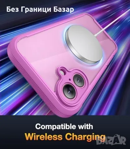 Нов Калъф за iPhone 16 6.1" с Пълна Защита и Протектор за Екрана, снимка 4 - Калъфи, кейсове - 47580988