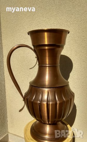 Голяма , масивна медна ваза или поставка за чадъри от Германия , снимка 1 - Антикварни и старинни предмети - 42527419
