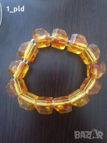 Нова руска гривна кехлибар, снимка 6 - Гривни - 41843786