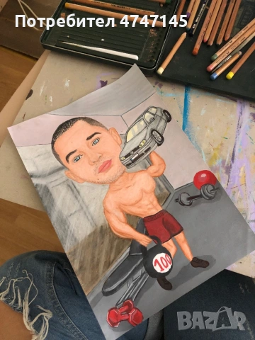 Рисувам карикатури шарж персонализиран подарък за всеки повод, снимка 4 - Други - 53637872