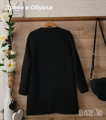 Черен издължен блейзър ZARA , снимка 5 - Сака - 51677831