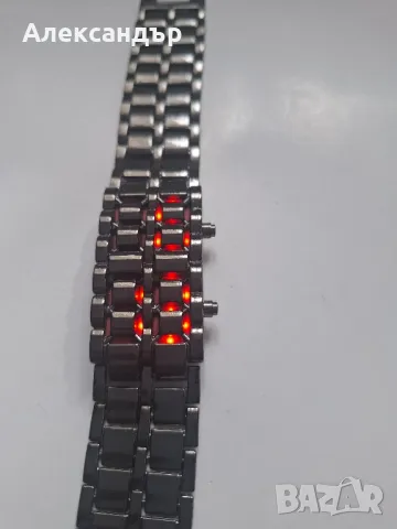 два мъжки метални часовника - 21см дължина, снимка 2 - Мъжки - 49630054