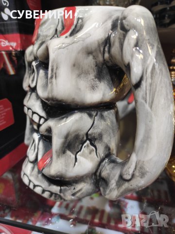 Голяма чаша с череп, снимка 3 - Чаши - 39154561