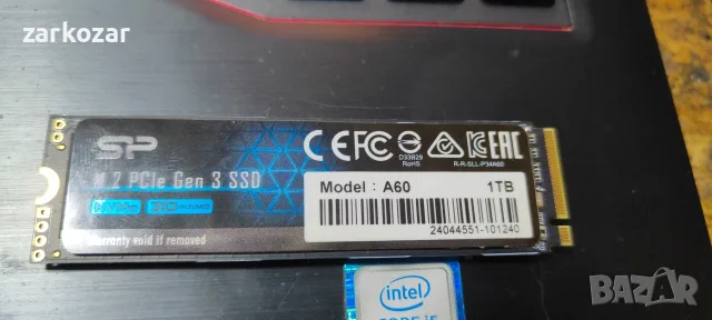 NVMe M.2 PCIe Gen3x4 SSD диск Silicon Power A60 