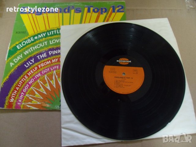 № 7023 стара грамофонна плоча - England"s Top 12   - Somerset, снимка 2 - Грамофонни плочи - 41085628
