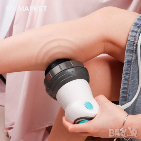 Инфрачервен антицелулитен масажор / Мощност: 5W /‎ Напрежение: 24V / Четири сменяеми масажни глави, снимка 2 - Други стоки за дома - 53840251