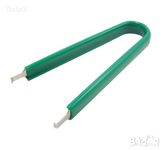 Пинсета за SMD елементи, екстрактор 908609, изолация, гладки челюсти, 100mm, снимка 1