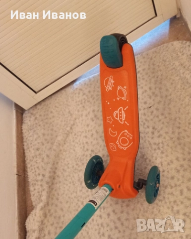 Детска тротинетка със светещи гуми, снимка 4 - Скутери и тротинетки - 51948858