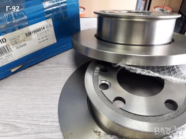 8DD355102-621=53919=701615301C**NEU**HELLA-PAGID**VW*T4**СПИРАЧЕН ДИСК *ПРЕДЕН *, снимка 2 - Части - 36169183