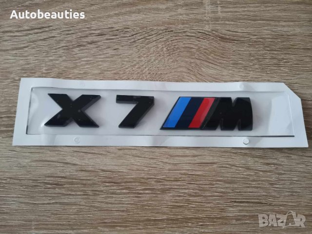 БМВ Bmw X7 M черна емблема лого