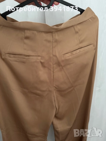 Сатенен дамски панталон H&M, снимка 4 - Панталони - 51442518