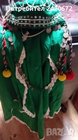 накит  с  пендари  за глава с кърпа, снимка 2 - Антикварни и старинни предмети - 52753749