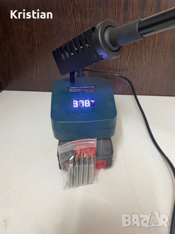 Поялник BOSCH 18v , снимка 5 - Поялници и запояване - 52421164