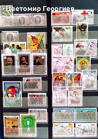 Класьор с марки 1700 бр. К.3, снимка 2 - Филателия - 51416379