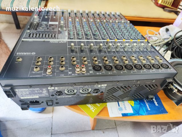 Yamaha EMX5014C 14-channel 1000W Powered Mixer - Аудио Миксер с вграден усилвател /МНОГО ДОБЪР/, снимка 10 - Ресийвъри, усилватели, смесителни пултове - 41262998