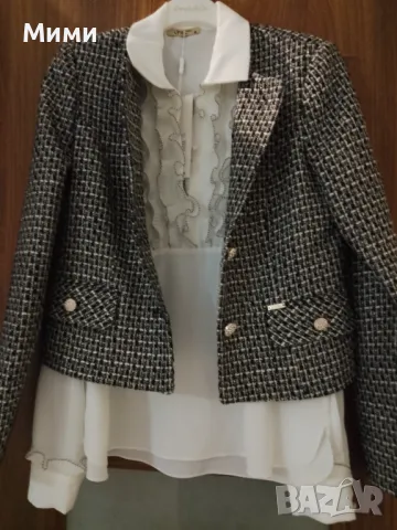 Дамско късо сако тип шанел, снимка 6 - Сака - 48974939